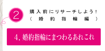 婚約指輪にまつわるあれこれ