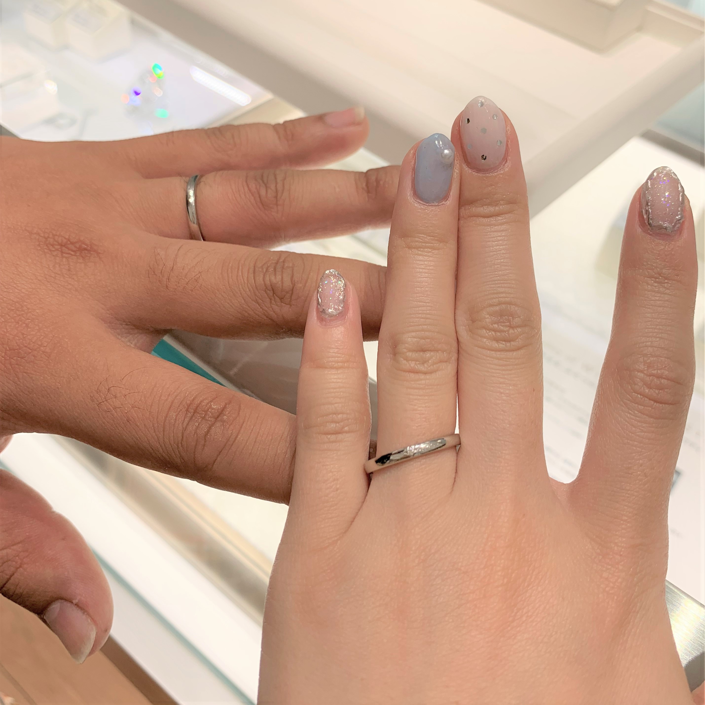 festaria VOYAGE サクラマチ熊本店（フェスタリア ボヤージュ）_試着写真（結婚指輪・婚約指輪）