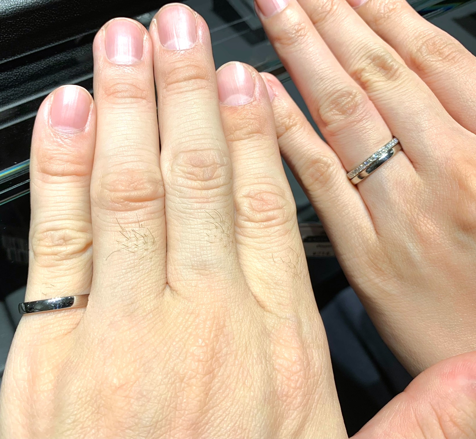 エクセルコ ダイヤモンド 池袋パルコ店_試着写真（結婚指輪・婚約指輪）