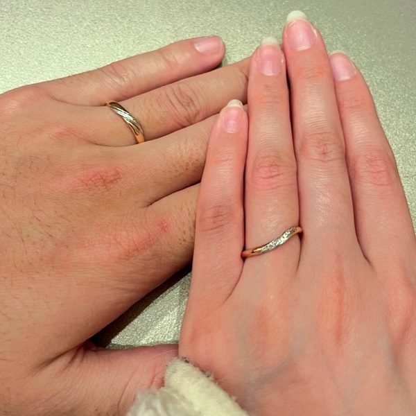 ビジュピコ 金沢店_試着写真（結婚指輪）