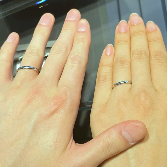 エクセルコ ダイヤモンド 東京本店_試着写真（結婚指輪・婚約指輪）