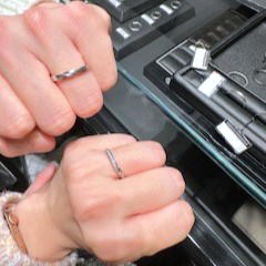 エクセルコ ダイヤモンド 青山店_試着写真（結婚指輪・婚約指輪）