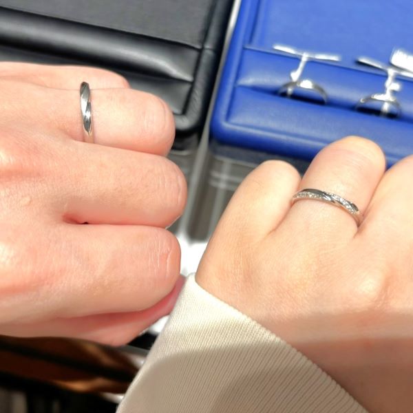 エクセルコ ダイヤモンド 岐阜店_試着写真（結婚指輪・婚約指輪）