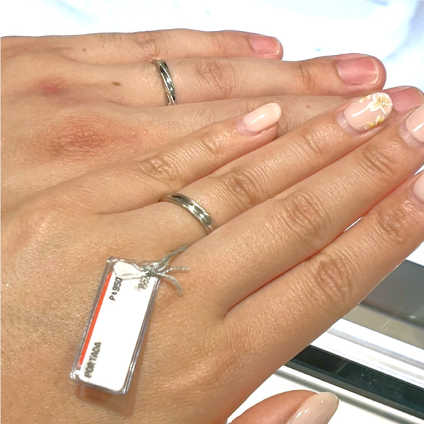 PORTADA 銀座本店_試着写真（結婚指輪・婚約指輪）