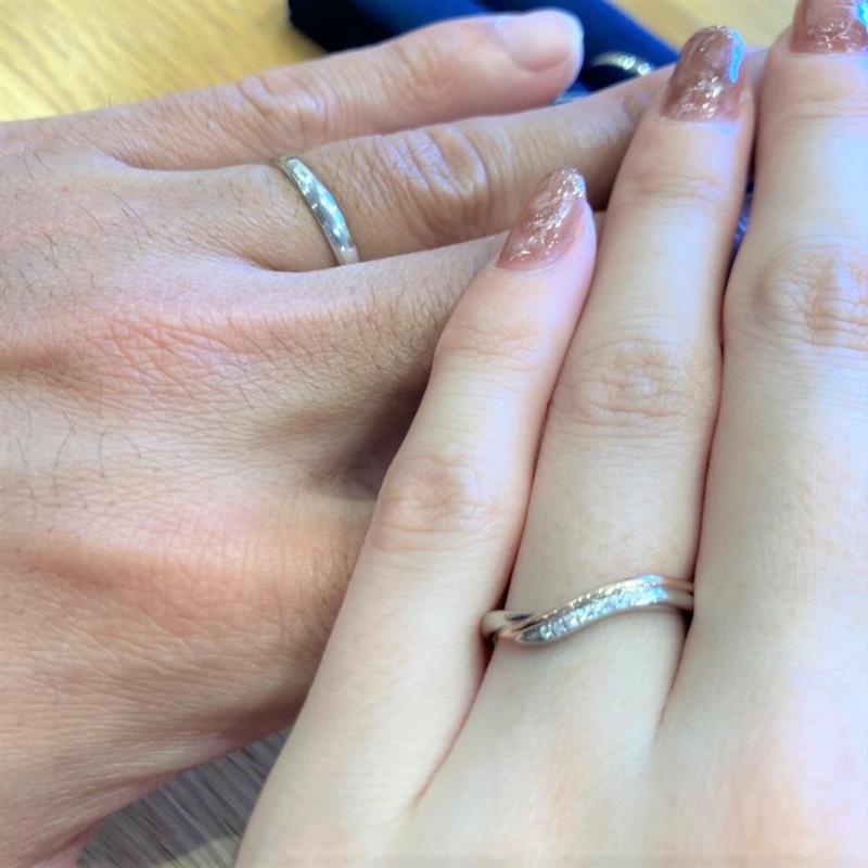 ビジュピコ 高崎店_試着写真（結婚指輪・婚約指輪）