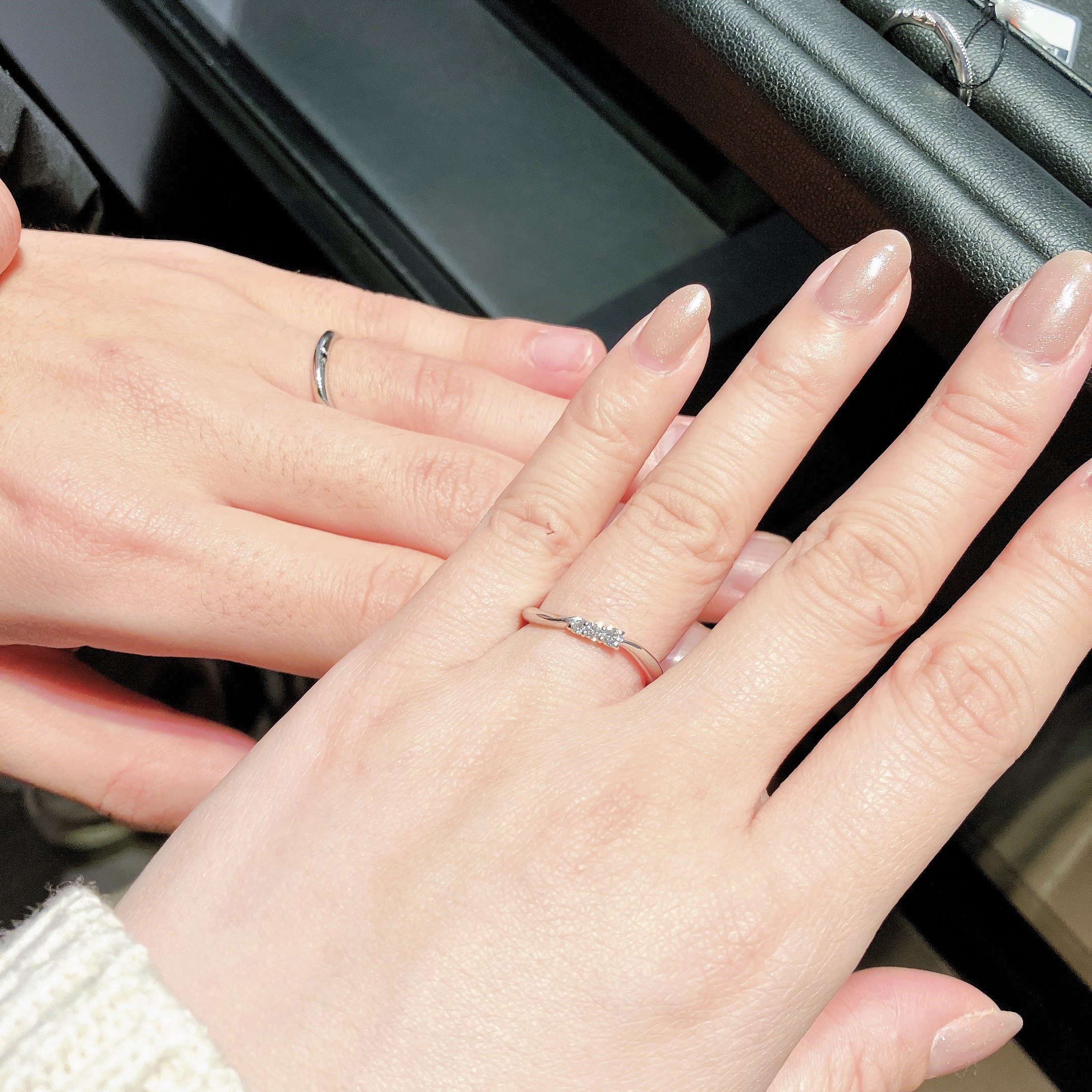 エクセルコダイヤモンド 京都店_試着写真（結婚指輪・婚約指輪）