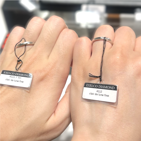 エクセルコ ダイヤモンド 富山店_試着写真（結婚指輪・婚約指輪）