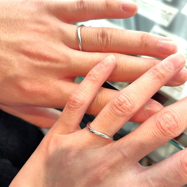 ビジュピコ 松本店_試着写真（結婚指輪・婚約指輪）