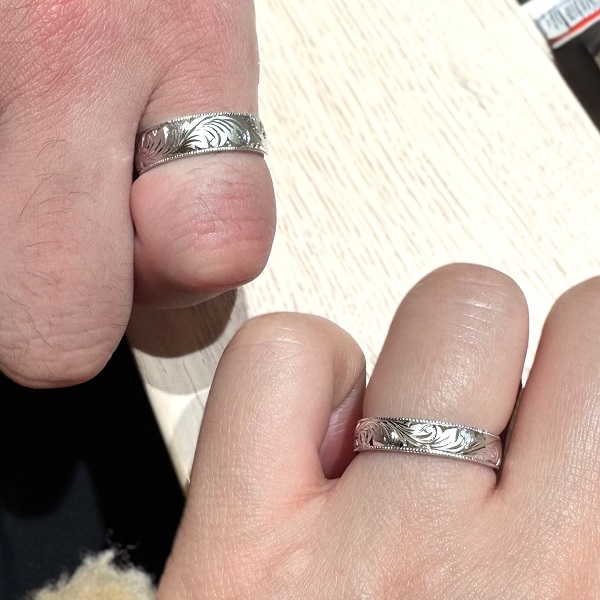 ビジュピコ 宮崎店_試着写真（結婚指輪・婚約指輪）