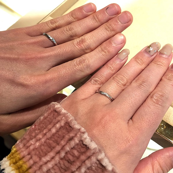 ビジュピコ 松本店_試着写真（結婚指輪・婚約指輪）